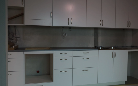 Nybyggt kök i lägenhet i området Signallottan 2.